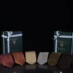 ست کراوات و پوشت ساده NESEN طرح آکسفورد PL1 - کراوات نسن