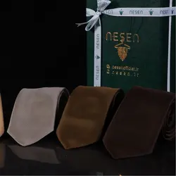ست کراوات و پوشت ساده NESEN طرح آکسفورد PL1 - کراوات نسن