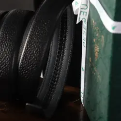 خرید آنلاینکمربندمردانه ریلی چرم طبیعی کراوات نسن