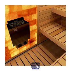 هیتر 9 کیلووات سونا خشک با تایمر و ترموستات SAWO