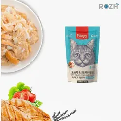 پوچ گربه ونپی طعم مرغ و خرچنگ