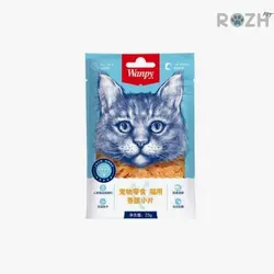 تشویقی گربه ونپی مدل Chicken Jerky bites بسته‌بندی ۲۵ گرمی