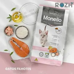 غذای خشک مونلو بچه گربه طعم مرغ و ماهی سالمون 10.1 کیلوگرم