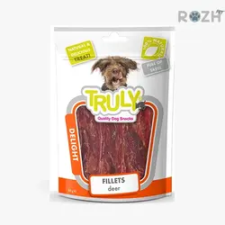 تشویقی سگ ترولی (ونپی) مدل فیله آهو Deer Fillet وزن 85 گرم