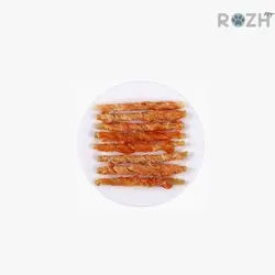 تشویقی سگ ترولی (ونپی) مدل دورپیچ مرغ Chicken Jerky &amp; Rawhide Twist وزن 85 گرم