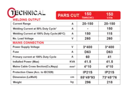 برش پلاسما گام الکتریک مدل PARS CUT 150 TAW CNC