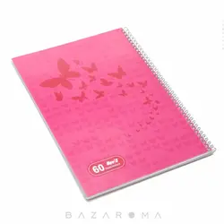 دفتر 60برگ سیمی جلد شده  - بازاروما