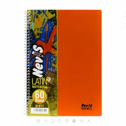 دفتر سیمی 60 برگ زبان - بازاروما