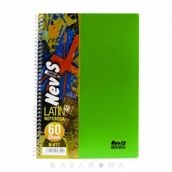 دفتر سیمی 60 برگ زبان - بازاروما