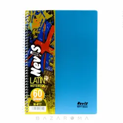 دفتر سیمی 60 برگ زبان - بازاروما