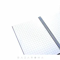 دفتر شطرنجی 60 برگ فانتزی جلد طلقی - بازاروما