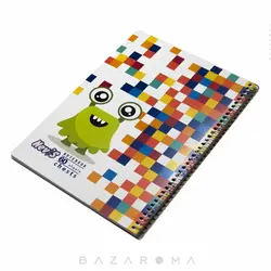 دفتر شطرنجی 60 برگ فانتزی جلد طلقی - بازاروما