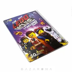 دفتر نقاشی 50 برگ طرح لگو  - بازاروما