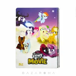 دفتر نقاشی 30 برگ سایز بزرگ طرح پونی - بازاروما