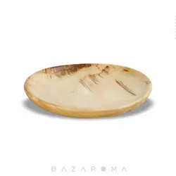 بشقاب چوبی تخت برند بلوط کد 03 - بازاروما
