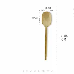 کفگیر چوبی تالشی سرگرد سایز کوچک کد 60 - بازاروما