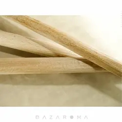 کفگیر چوبی سر تخت سایز متوسط کد 75 - بازاروما
