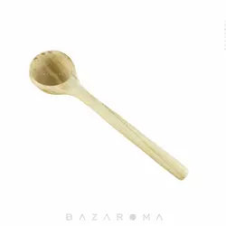 ملاقه چوبی کوچک آشپزخانه کد 25 - بازاروما