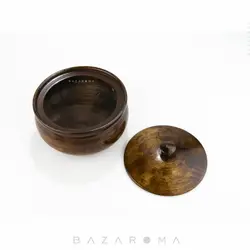 قندان چوبی بزرگ برند بلوط چوب کد 12 - بازاروما