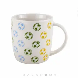 لیوان سرامیکی طرح توپ فوتبال 580 میل - بازاروما