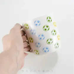 لیوان سرامیکی طرح توپ فوتبال 580 میل - بازاروما