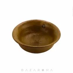 کاسه چوبی بلوط کد 15 - بازاروما