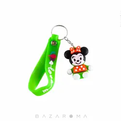 جاکلیدی سیلیکونی مینی ماوس سبز - بازاروما