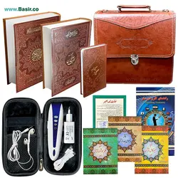 قلم قرآنی 8 گیگابایت BSR280 | بسته 10 (درشت خط) با قرآن 1208 صفحه و کلیات مفاتیح
