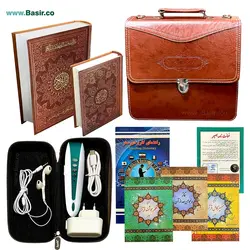 قلم قرآنی 32 گیگابایت BSR420 | بسته 10 (درشت خط) با قرآن 1208 صفحه و منتخب مفاتیح