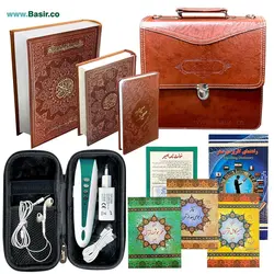قلم قرآنی 32 گیگابایت BSR420 | بسته 10 (درشت خط) با قرآن 1208 صفحه و منتخب مفاتیح