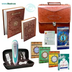 قلم قرآنی 8 گیگابایت BSR180 | بسته 10 (درشت خط) با قرآن 1208 صفحه و منتخب مفاتیح