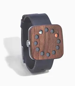 ساعت طرح چوب