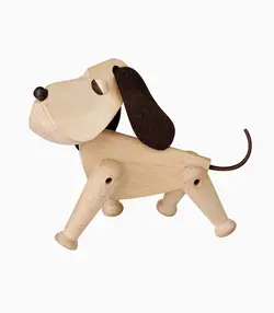 سگ اسباب بازی چوبی