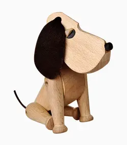 سگ اسباب بازی چوبی