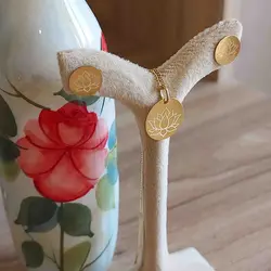 نیم ست پولک طرح نیلوفر