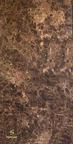 دیوارپوش ماربل شیت قهوه ای رگه دار- کد 013 | سرامود