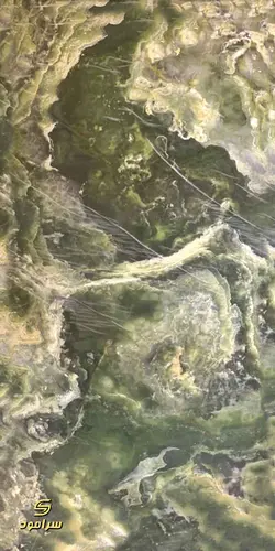 دیوارپوش ماربل شیت سبز - کد 04 | سرامود