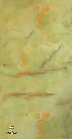 دیوارپوش ماربل شیت سبز روشن - کد 06 | سرامود