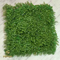 گرین وال پنلی شمشاد گلریز سبز - کد 03 | سرامود