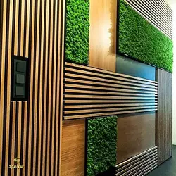 گرین وال پنلی برگ ریحان کد 04 | سرامود