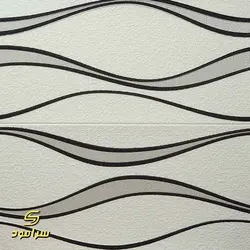 دیوارپوش فومی پشت چسبدار طرح موج کد FW03 | سرامود