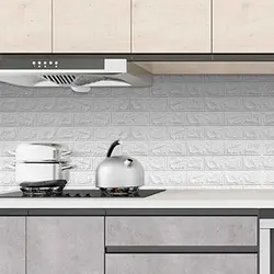 دیوارپوش فومی پشت چسبدار طرح آجر  | سرامود