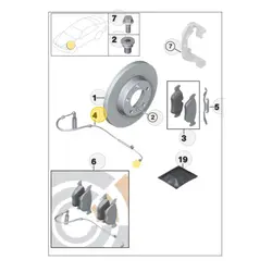 سنسور لنت بی ام و   F25-F26   34356790303