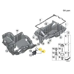 سنسور سطح روغن بی ام و N20 کد 7638341