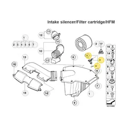 سنسور ایرمس بی ام و M54-N52 کد 7520519