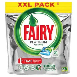 قرص ماشین ظرفشویی فیری (Fairy) بسته ۷۰ تایی مدل پلاتینیوم (Platinum)