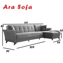 مبل ال مدل LD29N | آرا سوفا