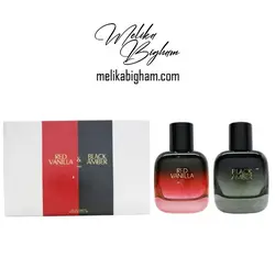 ست زنانه عطر و ادکلن رد وانیلا – بلک امبر برند زارا ( ZARA - RED VANILLA - BLACK AMBER ) - ملیکا بی‌غم