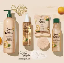 کرم بدن ارگانیک جو و زردآلو لاونیچر Caring Body Cream with Organic Oat & Apricot - ملیکا بی‌غم