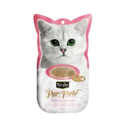 بستنی گربه کیت کت با طعم تن و سالمون_kitcat purr puree with tuna &amp; salmon